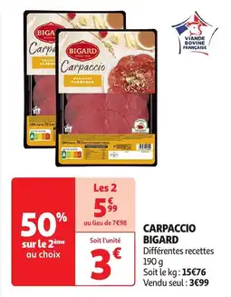 Auchan Carpaccio bigard offre