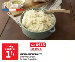 Auchan Chou à choucroute offre