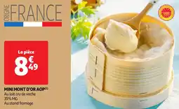 Auchan Mini mont d'or aop offre