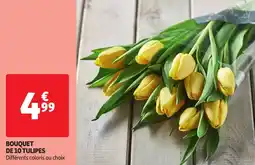 Auchan Bouquet de 10 tulipes offre