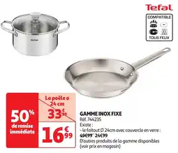 Auchan Gamme inox fixe offre