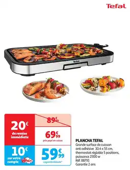 Auchan Plancha tefal offre