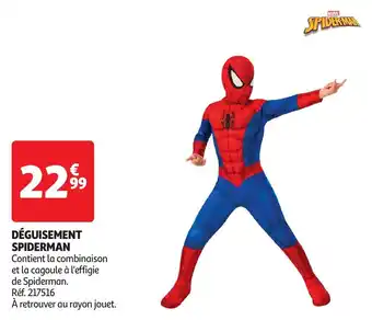 Auchan Déguisement spiderman offre