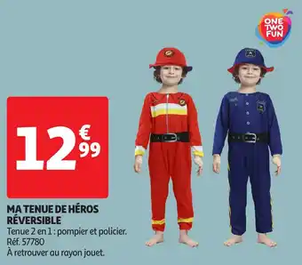 Auchan Ma tenue de héros réversible offre