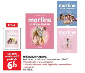 Auchan Opération martine offre