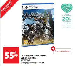 Auchan Le jeu monster hunter wilds sur ps5 offre