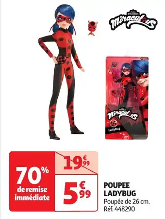 Auchan Poupee ladybug offre