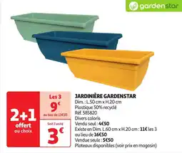 Auchan Jardinière gardenstar offre