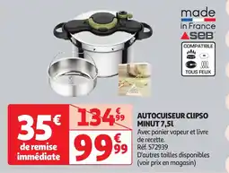 Auchan Autocuiseur clipso minut offre