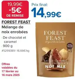 Costco Forest feast Mélange de noix enrobées offre