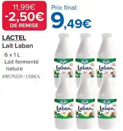 Costco Lactel Lait Laban offre