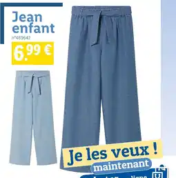 Lidl Jean enfant offre