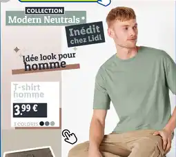 Lidl T-shirt homme offre