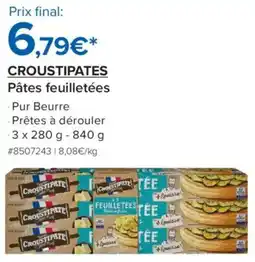 Costco Croustipates Pâtes feuilletées offre