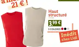 Lidl Haut structuré offre