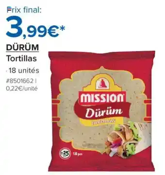 Costco Dürüm Tortillas offre