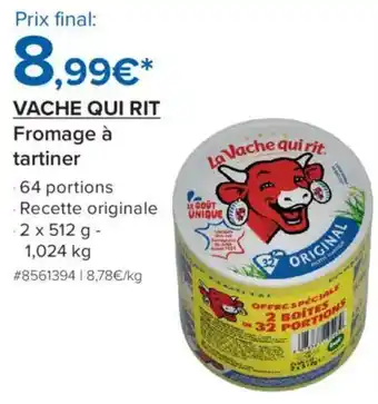 Costco Vache qui rit Fromage à tartiner offre