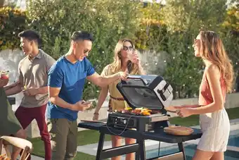 Jardiland Barbecue électrique et fumoir Woodfire XL Proconnect Ninja offre