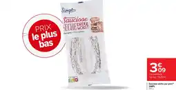 Carrefour SIMPL Saucisse sèche pur porc(c) offre