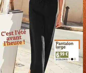 Lidl Pantalon large offre