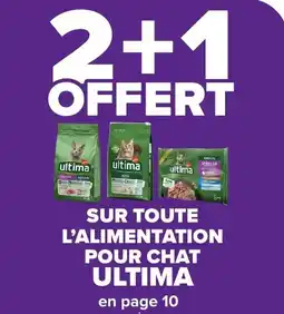 Carrefour Market Sur toute l'alimentation pour chat ultima offre