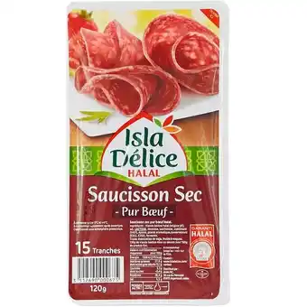 Carrefour ISLA DÉLICE Saucisson sec pur bœuf Halal offre