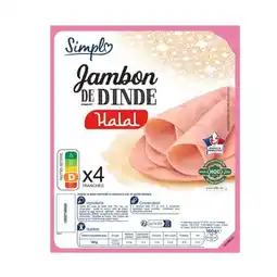 Carrefour SIMPL Jambon de dinde Halal offre