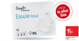 Carrefour SIMPL Essuie-tout compact offre