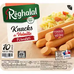 Carrefour REGHALAL Knacks de volaille Halal offre