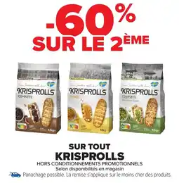 Carrefour Market Sur tout krisprolls offre