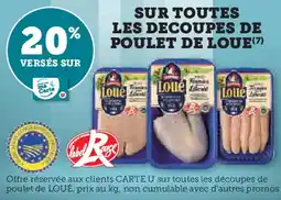 U Express Sur toutes les decoupes de poulet de loue offre