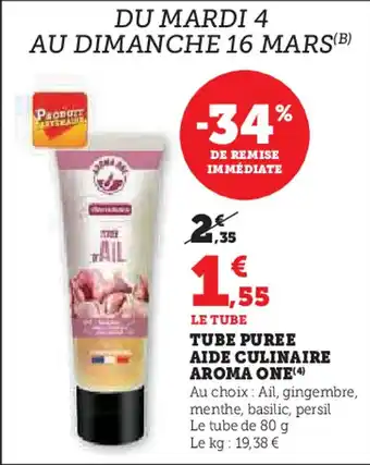 U Express Tube puree aide culinaire aroma one offre