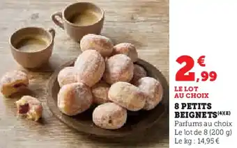 U Express 8 petits beignets offre