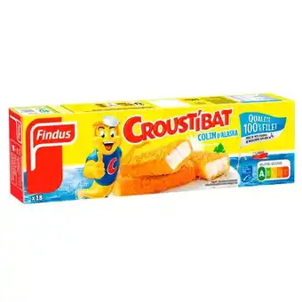 Carrefour Market FINDUS Filets de Colin d'Alaska panés Croustibat MSC surgelés offre