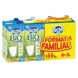 Carrefour Market LACTEL Lait Bio Format Familial offre