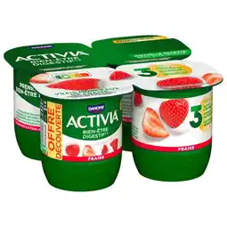 Carrefour ACTIVIA Yaourts aux fruits Offre Découverte offre