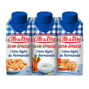 Carrefour ELLE & VIRE Crème légère de Normandie offre