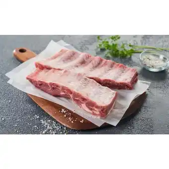 Carrefour Porc : travers avec os à griller offre