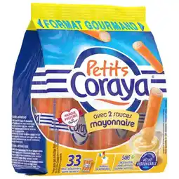 Carrefour CORAYA Petits Bâtonnets Crabe Format Gourmand offre