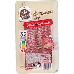 Carrefour CARREFOUR ORIGINAL Saucisson sec offre