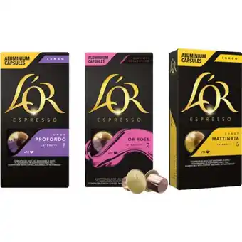 Carrefour L'OR ESPRESSO SUR TOUTES LES CAPSULES X 10 offre