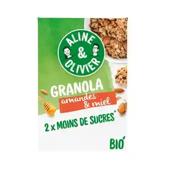 Carrefour ALINE & OLIVIER Granola Bio offre