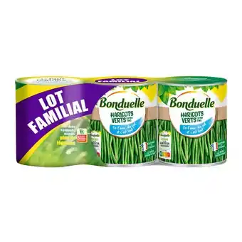 Carrefour BONDUELLE Haricots verts Lot Familial offre