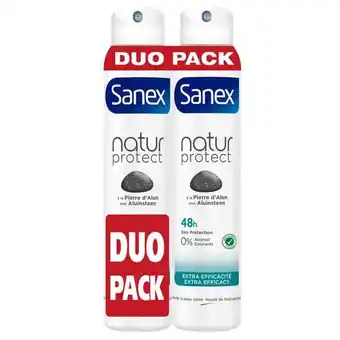 Carrefour SANEX Déodorant atomiseur Duo Pack offre