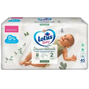 Carrefour LOTUS BABY Couches offre