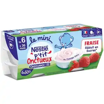 Carrefour NESTLÉ Mini Lactés : Mini P'tit Onctueux et Mini P'tit Brassé offre