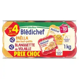 Carrefour BLÉDINA Plats préparés Blédichef Prix Choc offre