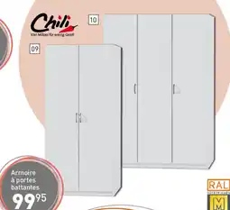 Möbel Martin Armoire à portes battantes offre