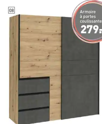 Möbel Martin Armoire à portes coulissantes offre