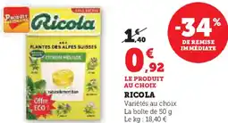 U Express Ricola offre